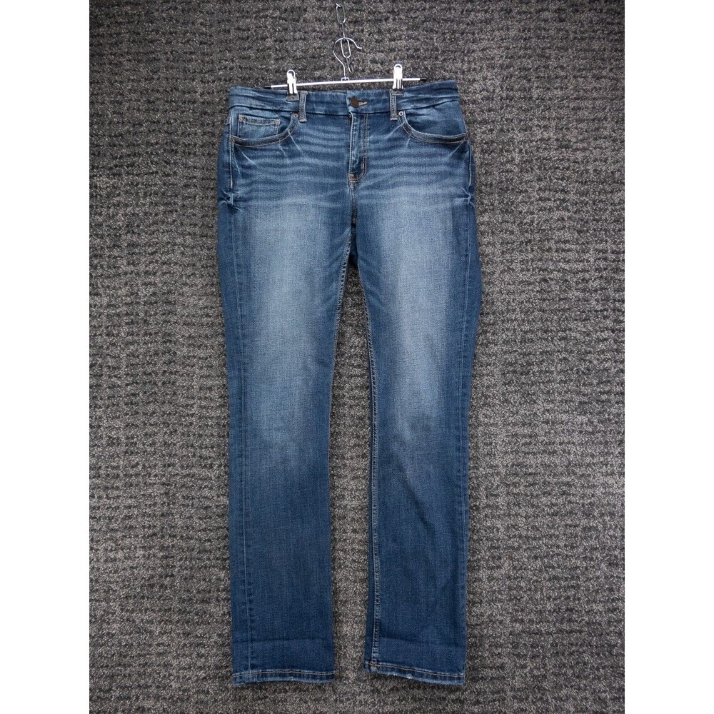 BKE Buckle Jeans Womens 30x31.5 Actual 32x32 Blue Payton Straight Stretch Denim
